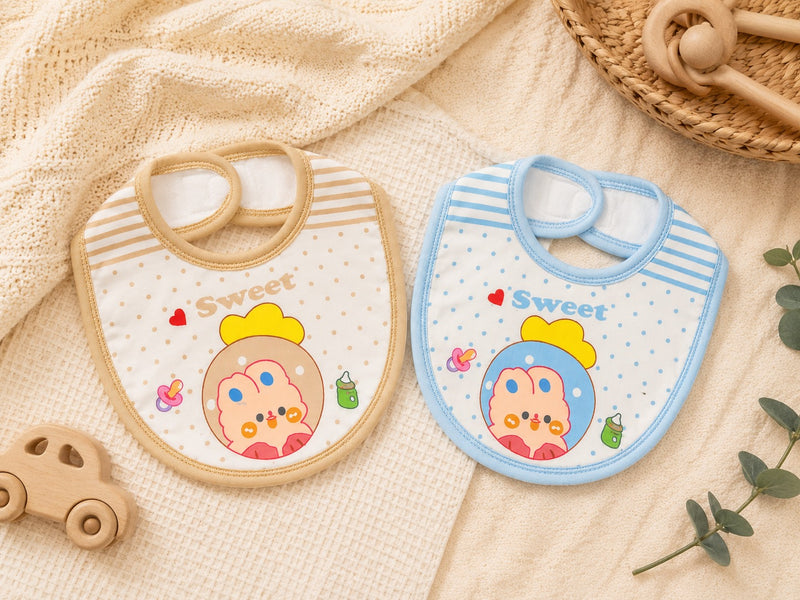 Sweet Bunny Bibs Pack of 2