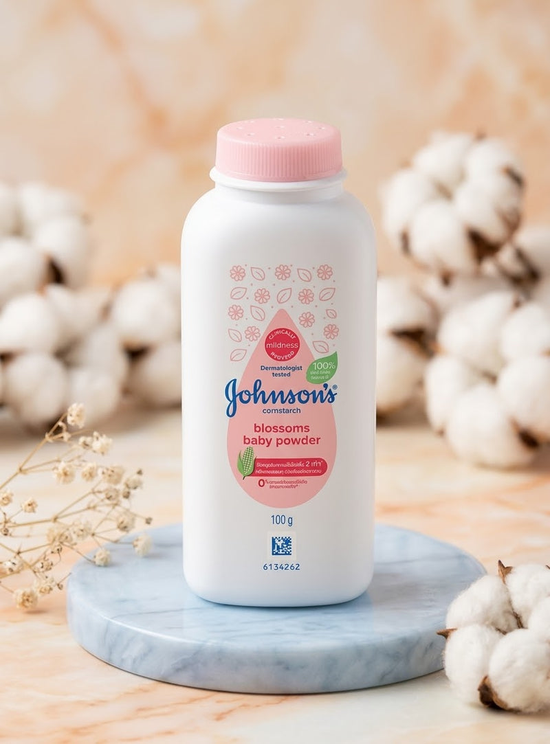 Johnson's Blossom Corn Starch Baby Powder, 100g