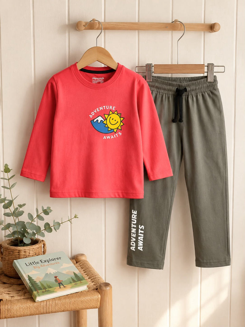 Adventure Smile Full Sleeves Shirt & Trouser