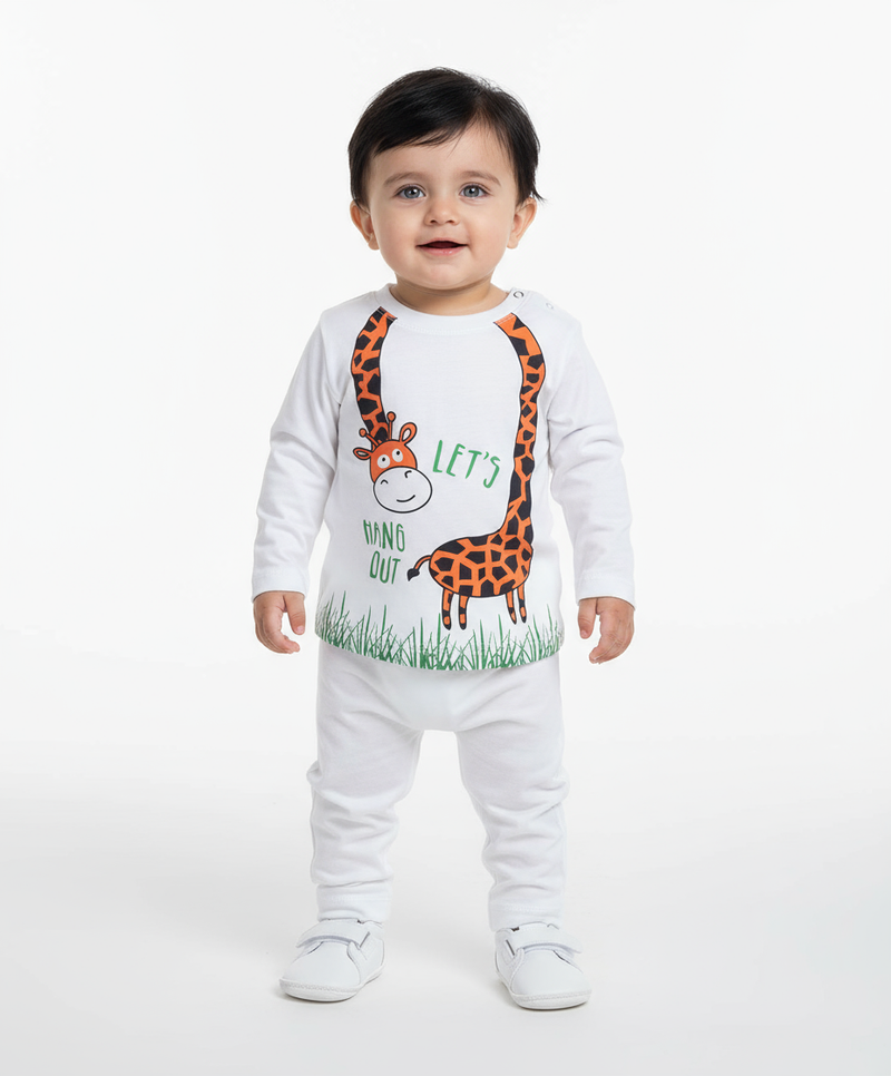 Let’s Hang Out Full Sleeves Shirt & Trouser Infant