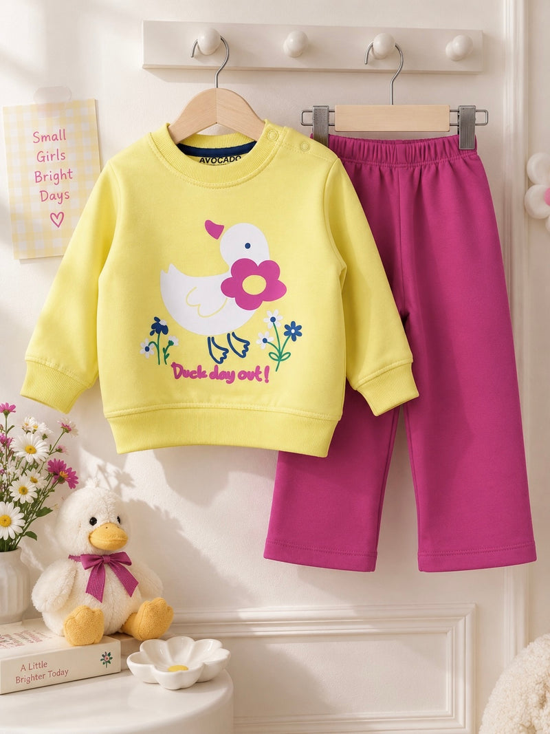 Duck Day Out Fleece Sweatshirt & Trouser Infant