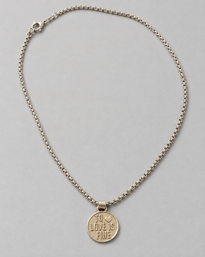 To Love Is Fine Pendant Chain