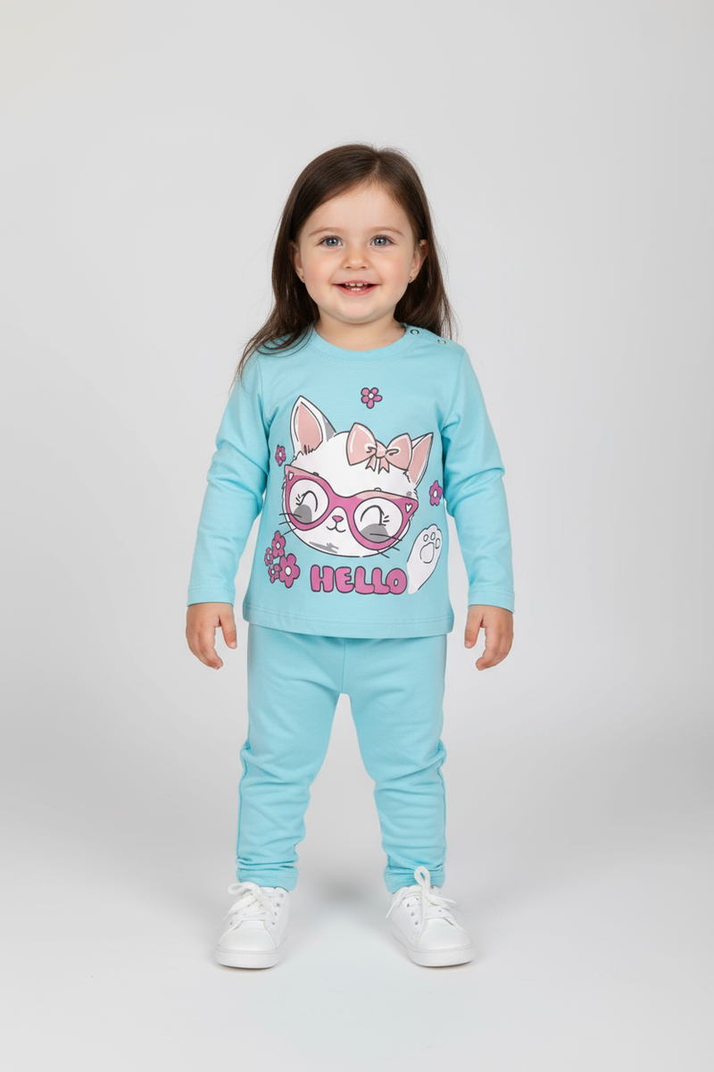 Hello Kitty Full Sleeve Shirt & Trouser Infant
