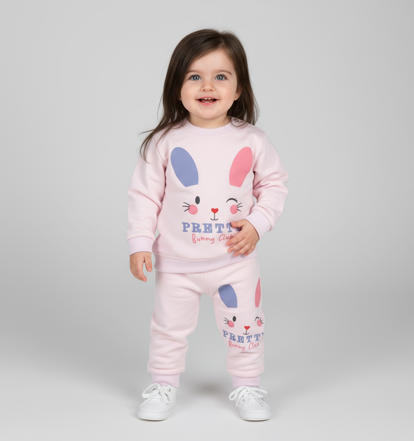 Pretty Bunny Club Sweatshirt & Trouser Infant