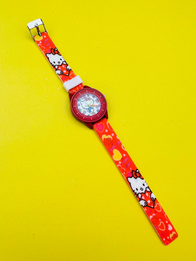 Red kitty Dail Watch