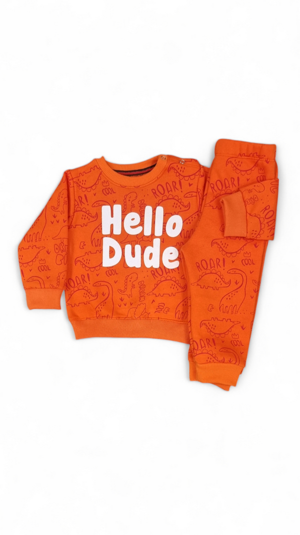 Hello Dude Fleece Infant Pair