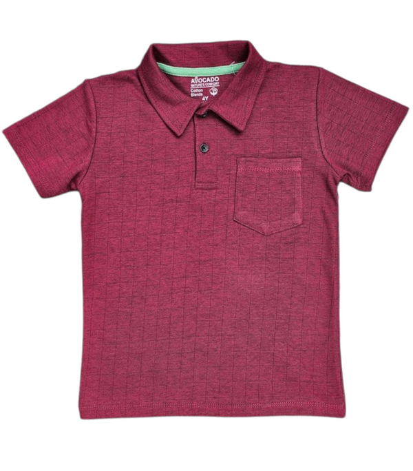 Mehroon Pocket Polo