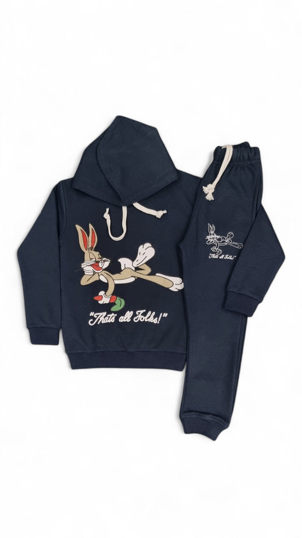 Bugs Bunny That’s All Folks Fleece Sweatshirt & Trouser