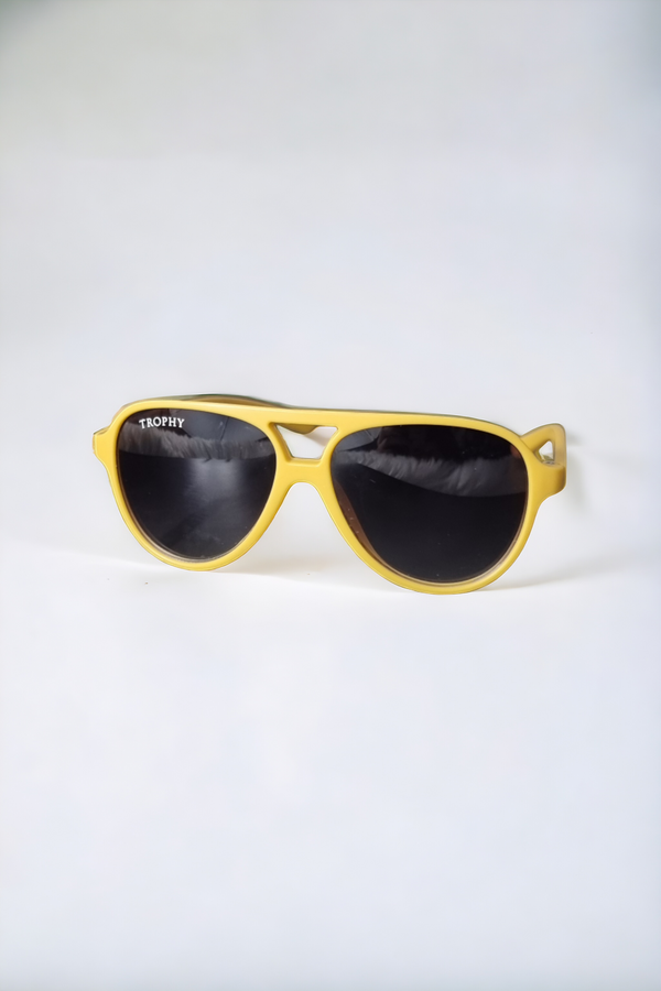 Aviator Transparent Yellow Shades Glasses