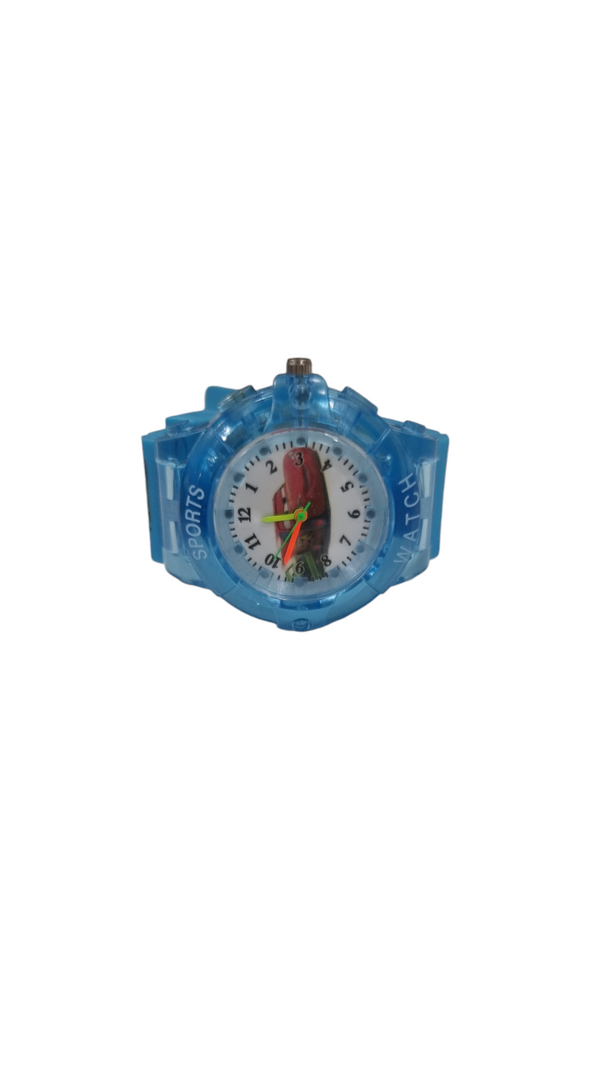 Cars The World Sky Blue Lightning Round Watch