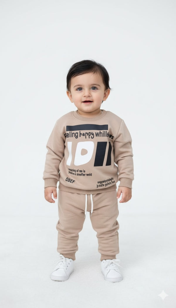 Happy Vibes Fleece Tracksuit