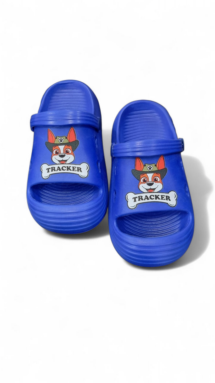 Tracker Blue Crocs