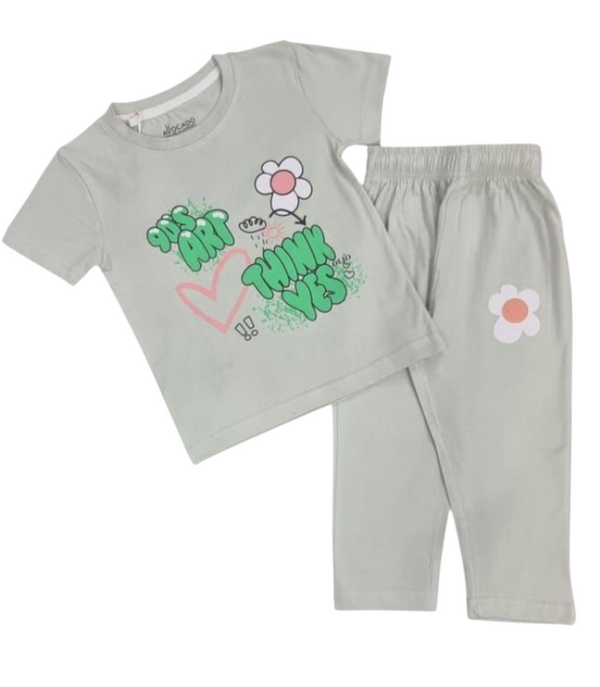 Think Yes Pastel Mint Tee & Trouser