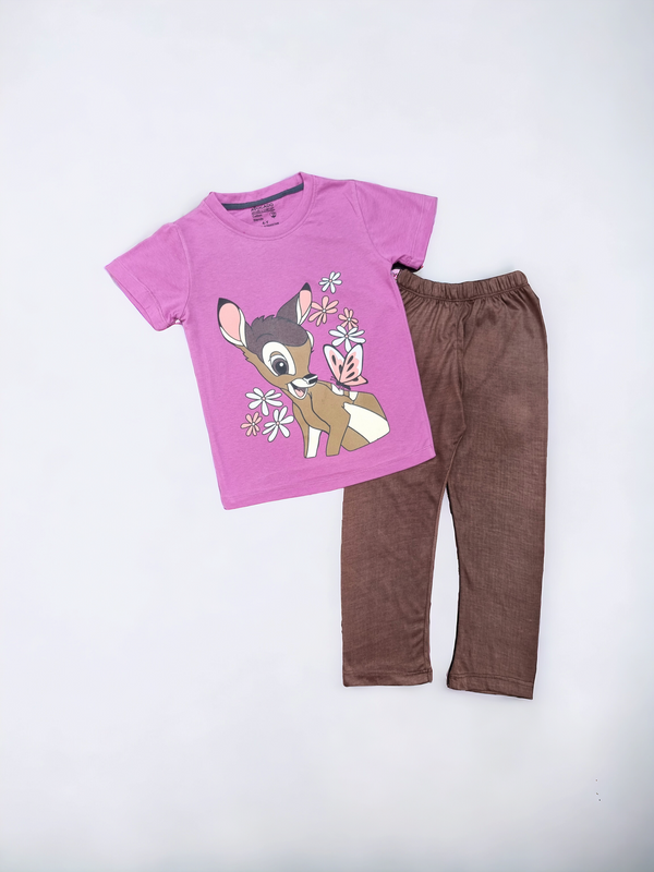 Sweet Butterfly Fawan Tee & Brown Tights