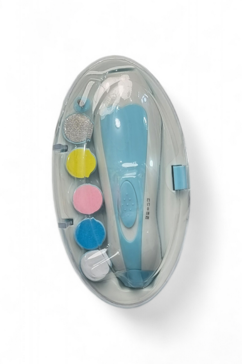 Electric Baby Nail Sky Blue Trimmer Kit
