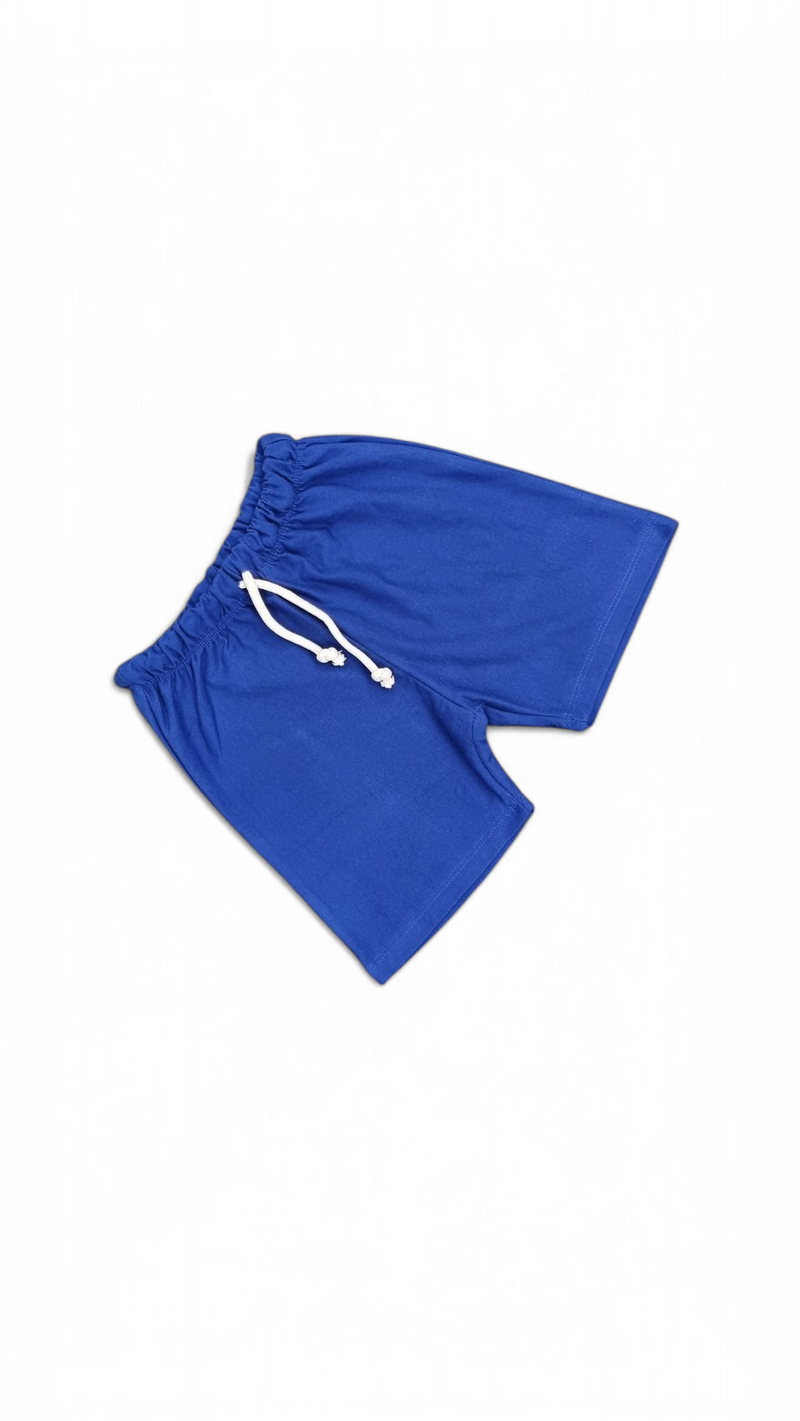 Blue Blended Summer Short