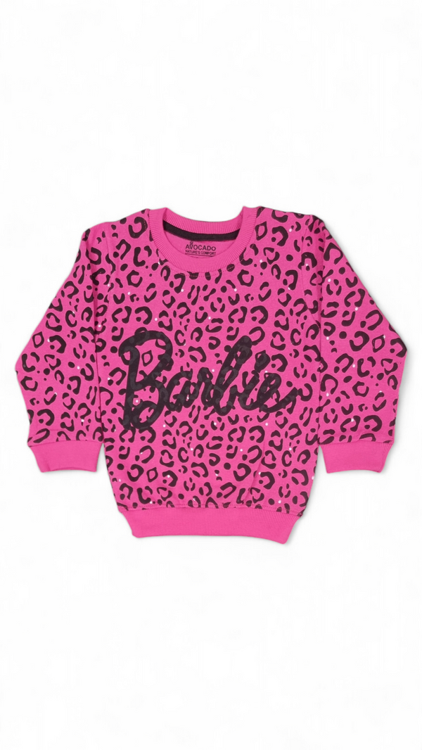 Wild Barbie Light Weight Fleece Sweatshirt