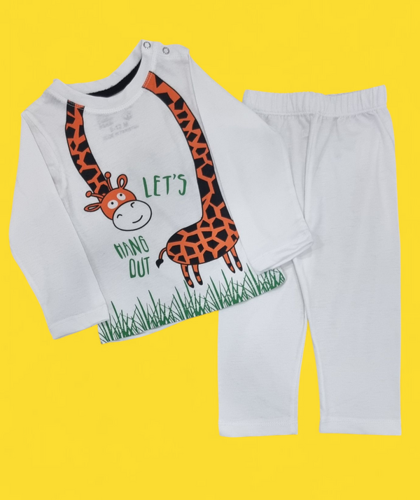Let’s Hang Out Full Sleeves Shirt & Trouser Infant