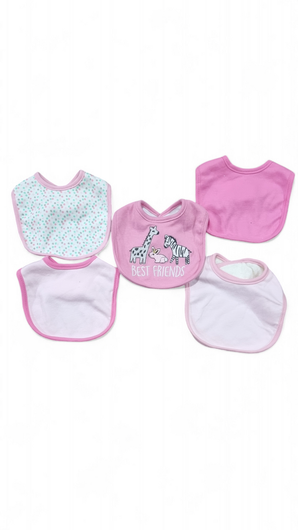 Best Friends Feeding Bibs (5 Pieces)