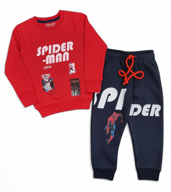 Spider Man Graphic Sweatshirt & Trouser
