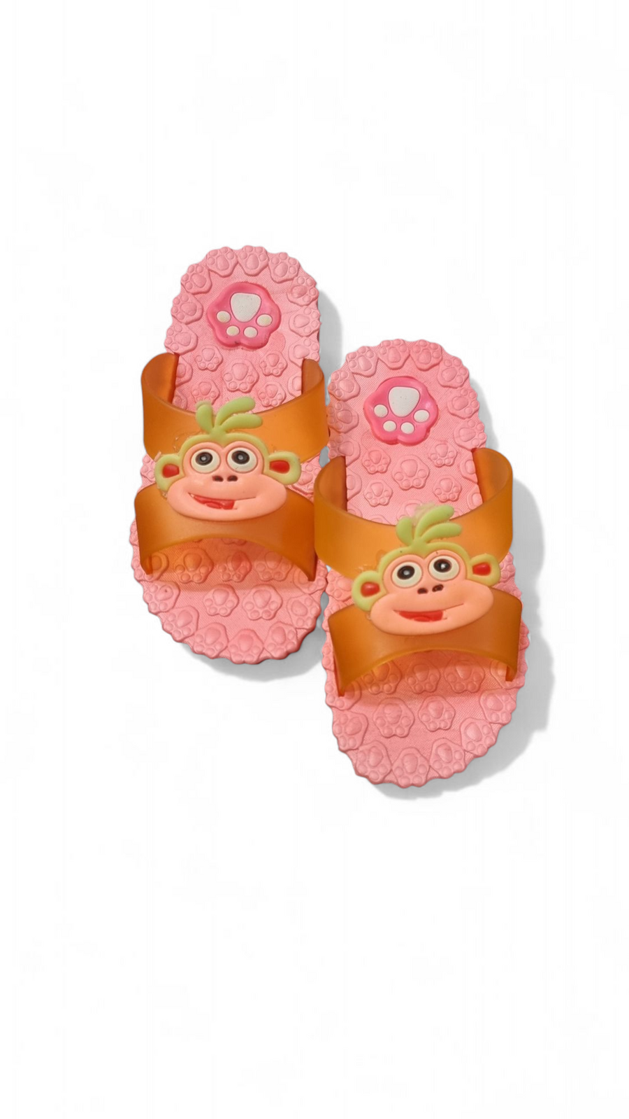 Monkey Dark Pink Slippers