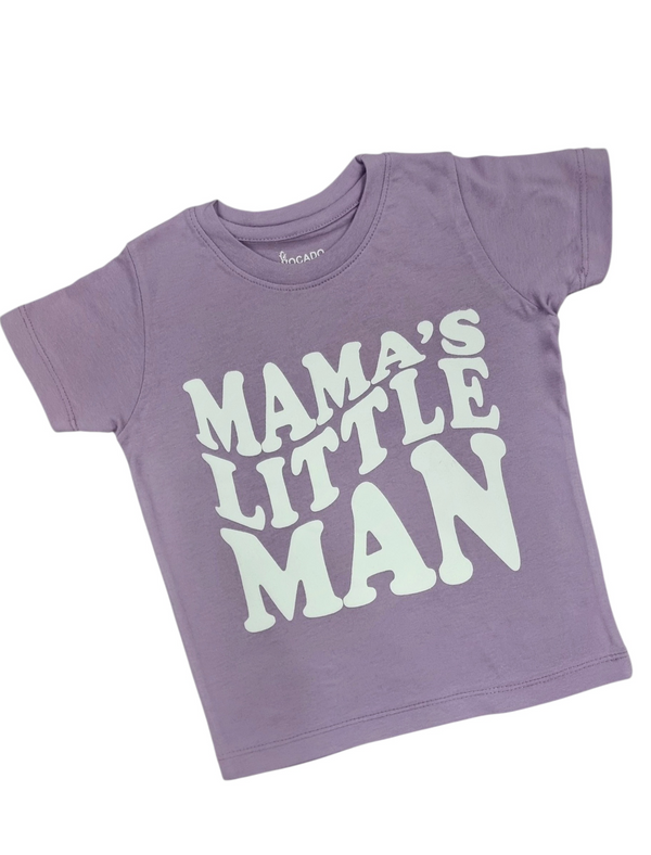 Little Man Purple Tee