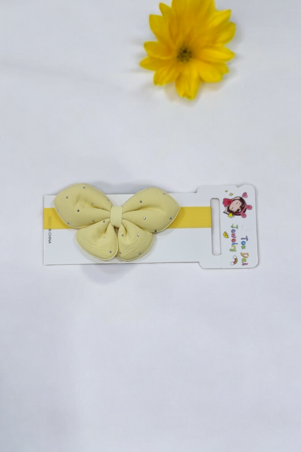 Yellow Butterfly Hair Band