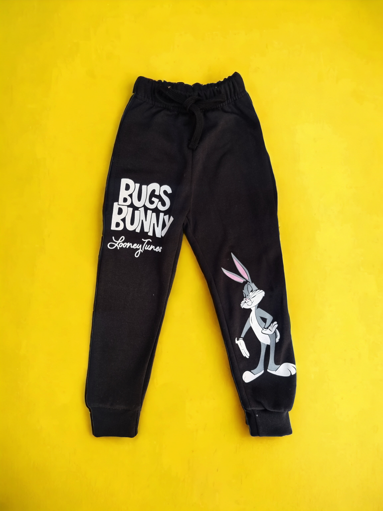 Bugs Bunny Black Fleece Trouser