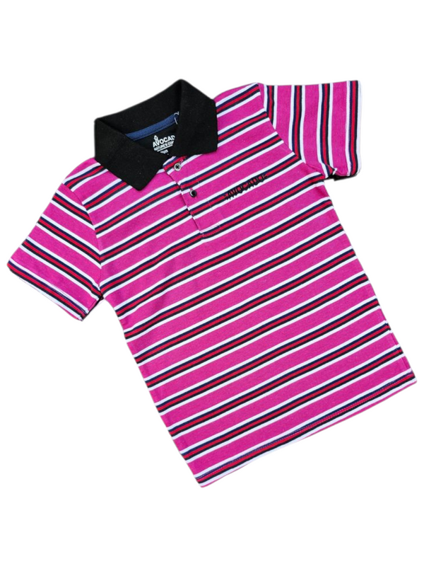 Purple/Red Stripper Polo