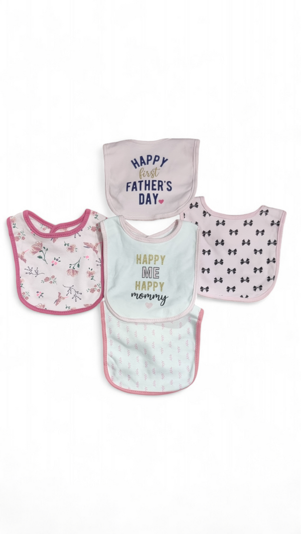 Happy Mommy Feeding Bibs (5 Pieces)