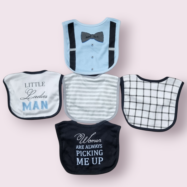 Ladies Man Bib Set 5 Pieces