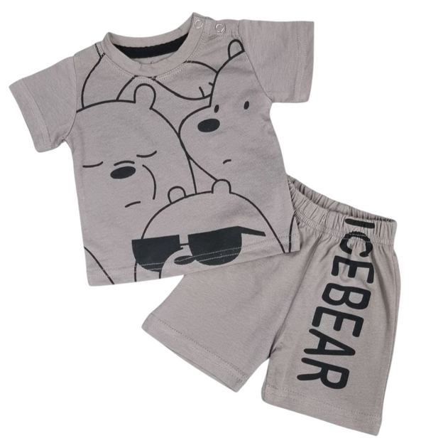 Cool Bear Print Tee & Short Infant