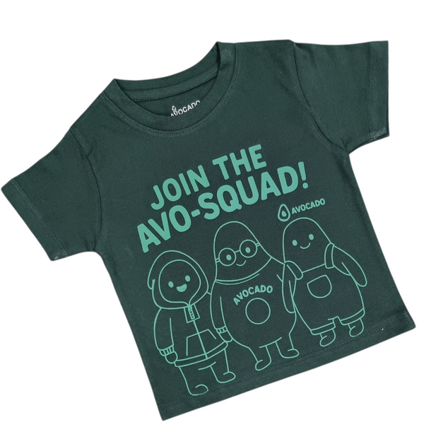 Avo Squad Dark Green Tee