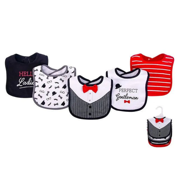 Gentleman Tie Feeding Bibs (5 Pieces)