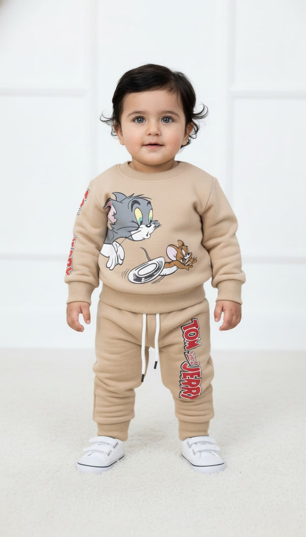 Tom & Jerry Chase Mode Fleece Sweatshirt & Trouser