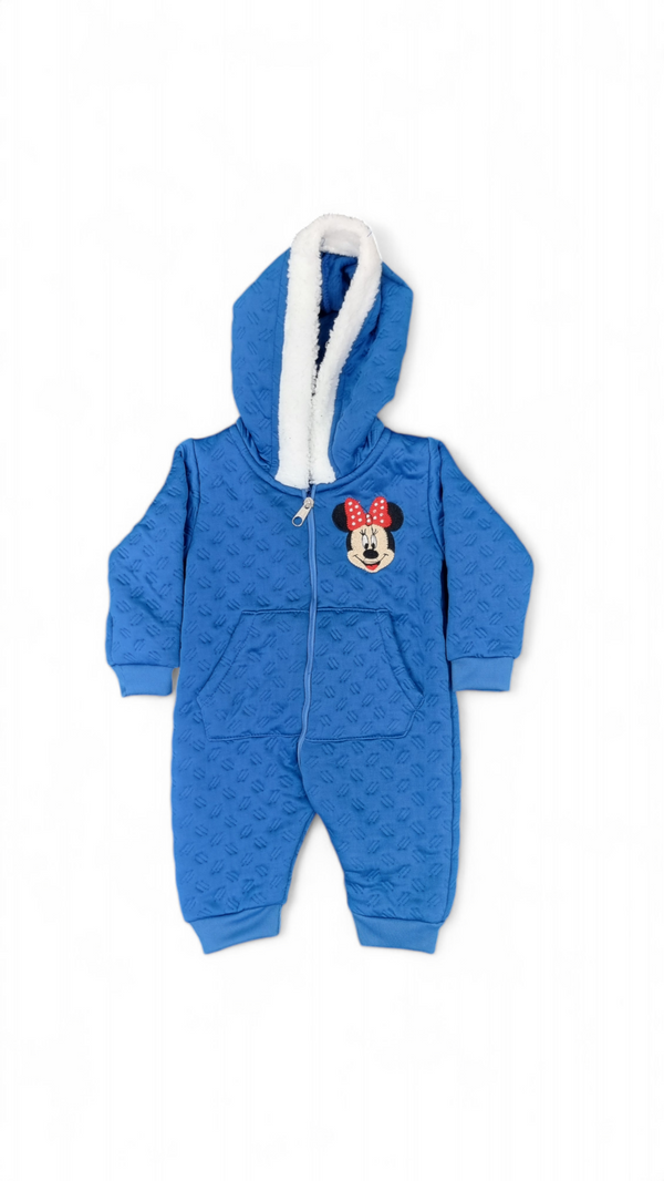 Minnie Blue Winter Romper