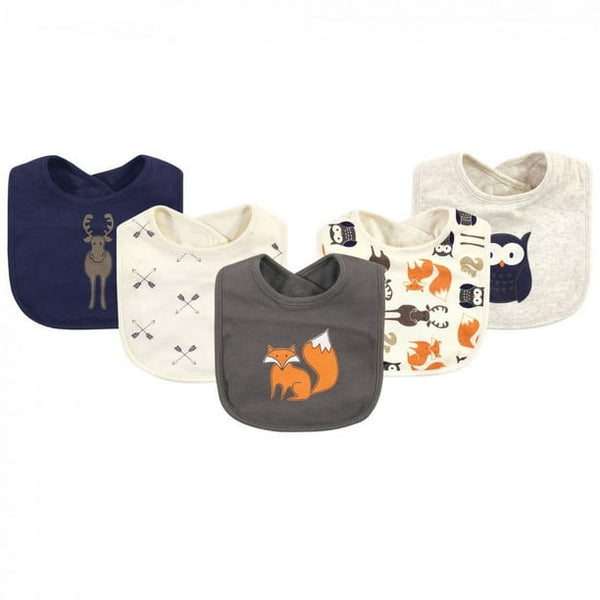 Forest Friends Bib Set 5 Pieces