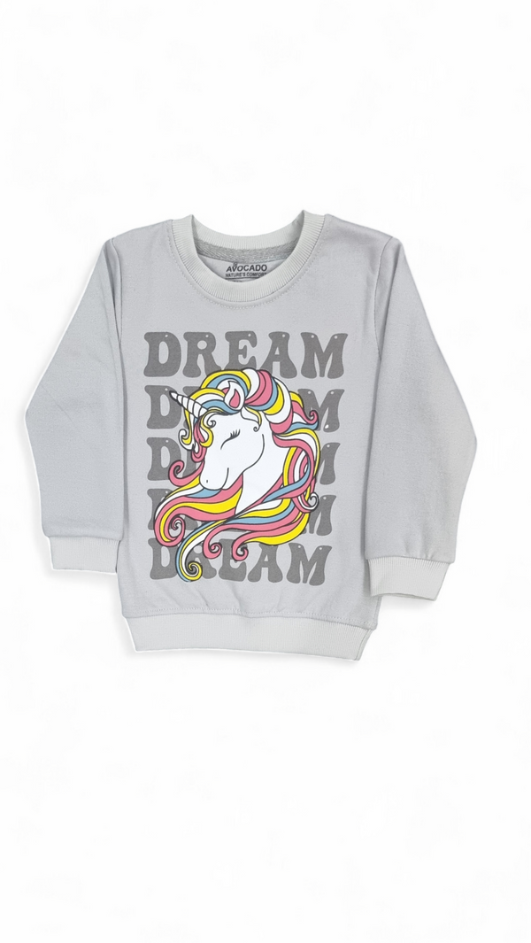 Rainbow Unicorn Dream Fleece Sweatshirt