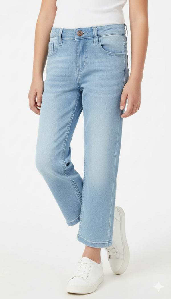 Dust Blue Straight Jeans