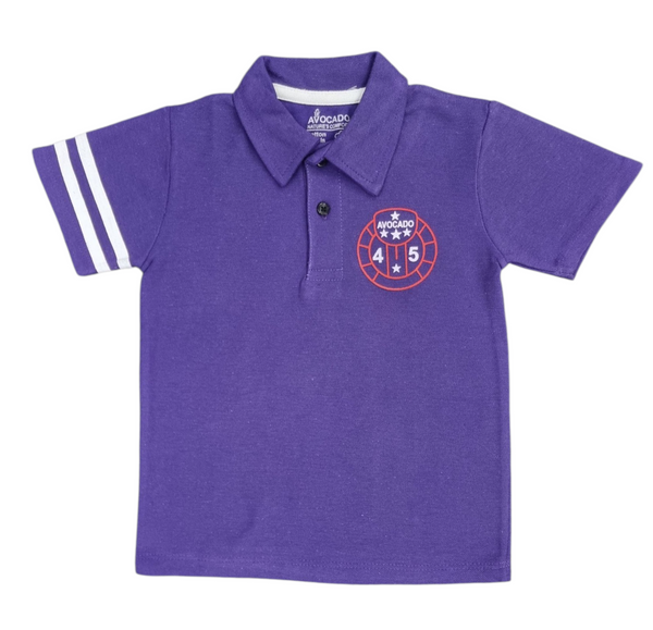 Purple Avocado Star Polo