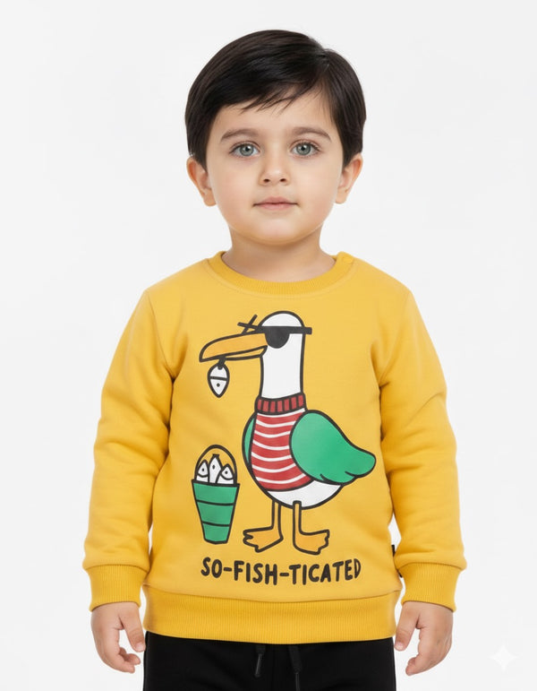 So Fish Ticated Fleece Sweatshirt
