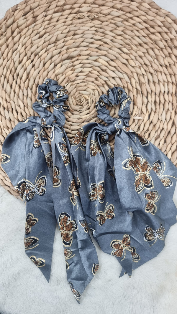 Butterfly Silk Scrunchie