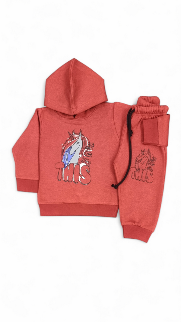 You Got This Unicorn Fleece Hoodie & Trouser