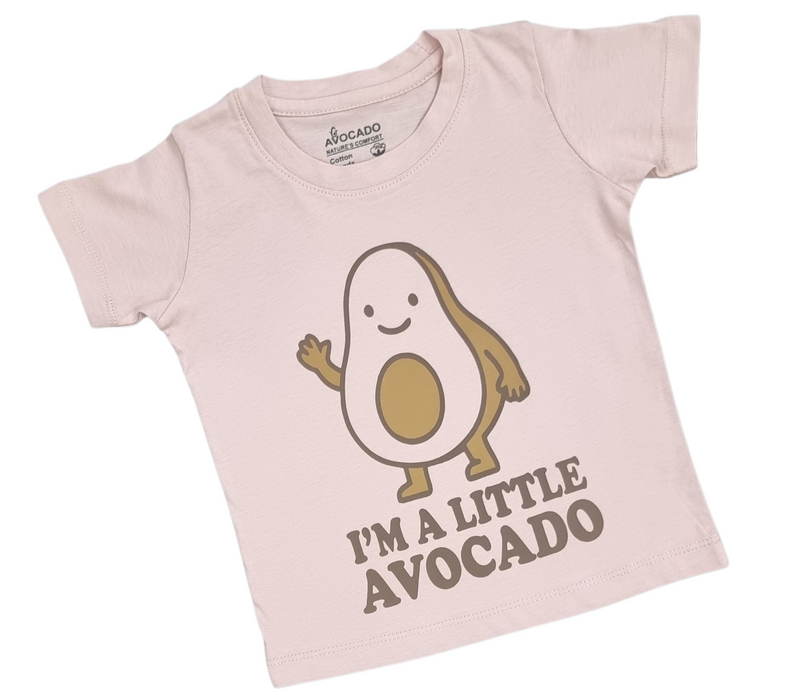 Light Peach Little Avocado Tee