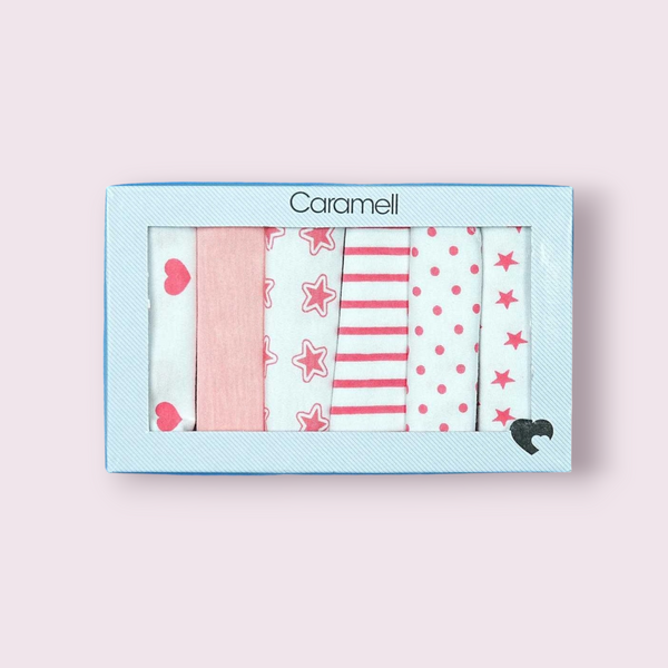 Baby Pink Printed Baby Face Towel