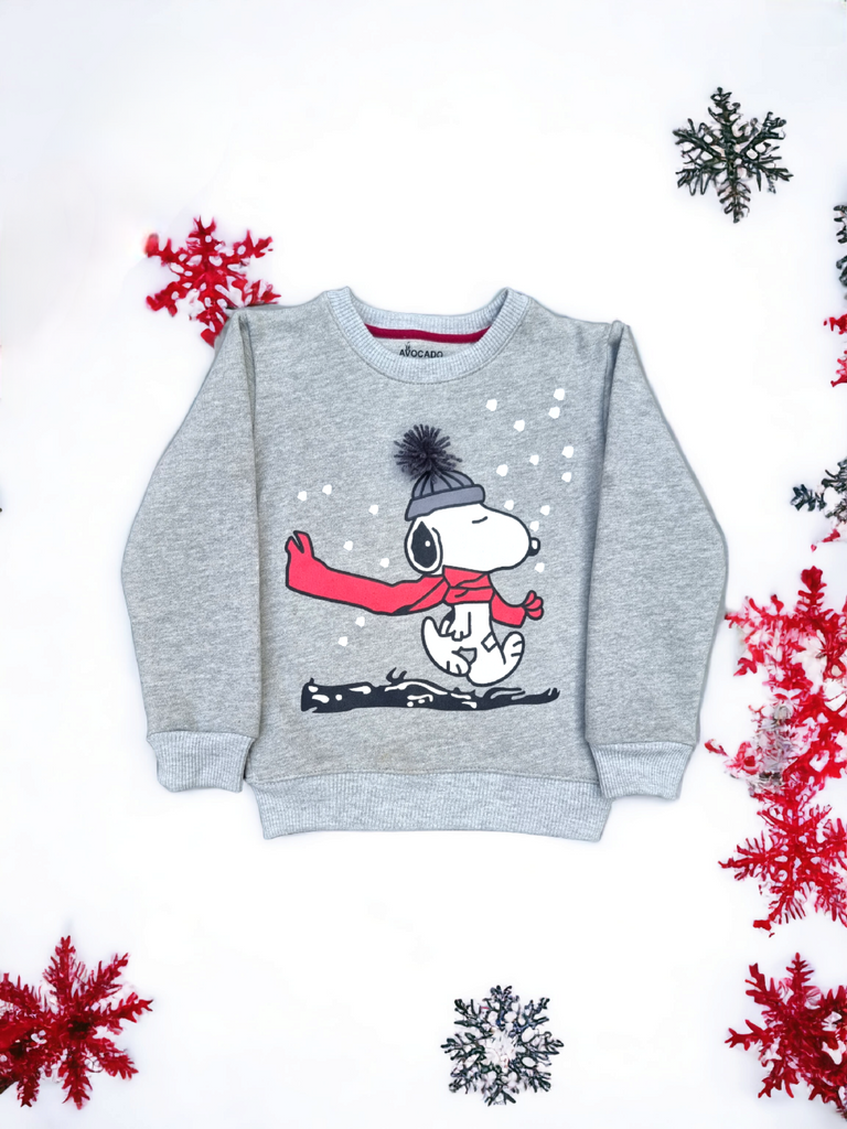 Snoopy Winter Grey Winter Sweatshirt