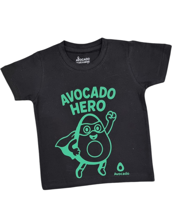 Avocado Hero Black Tee