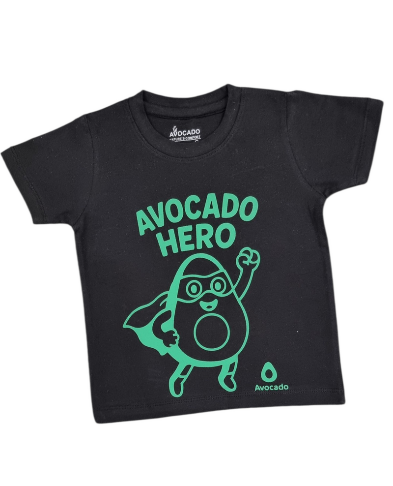 Avocado Hero Black Tee