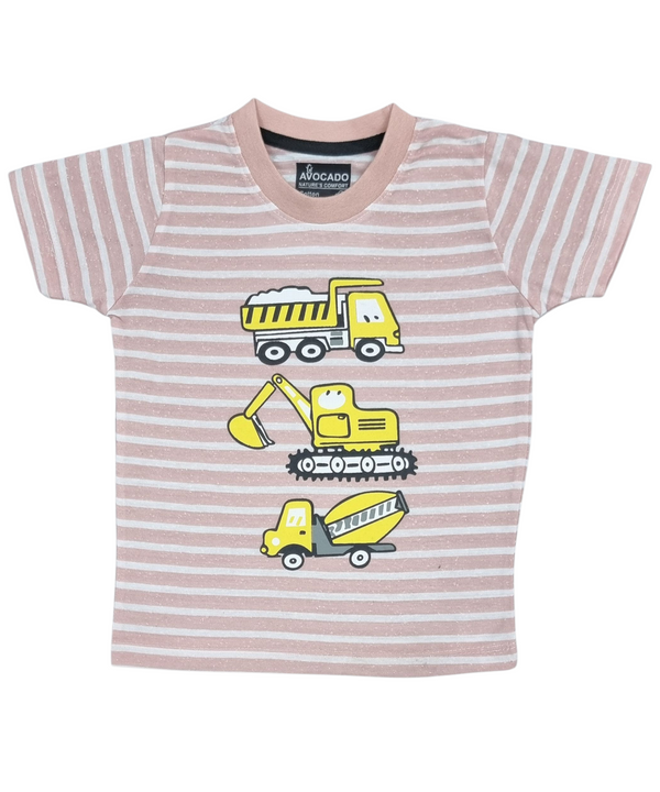 Construction Striped Tee