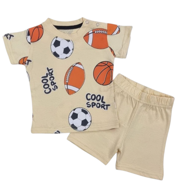 Cool Sport Yellow Tee & Short Infant